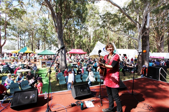 Live music is presented on two stages throughout the day