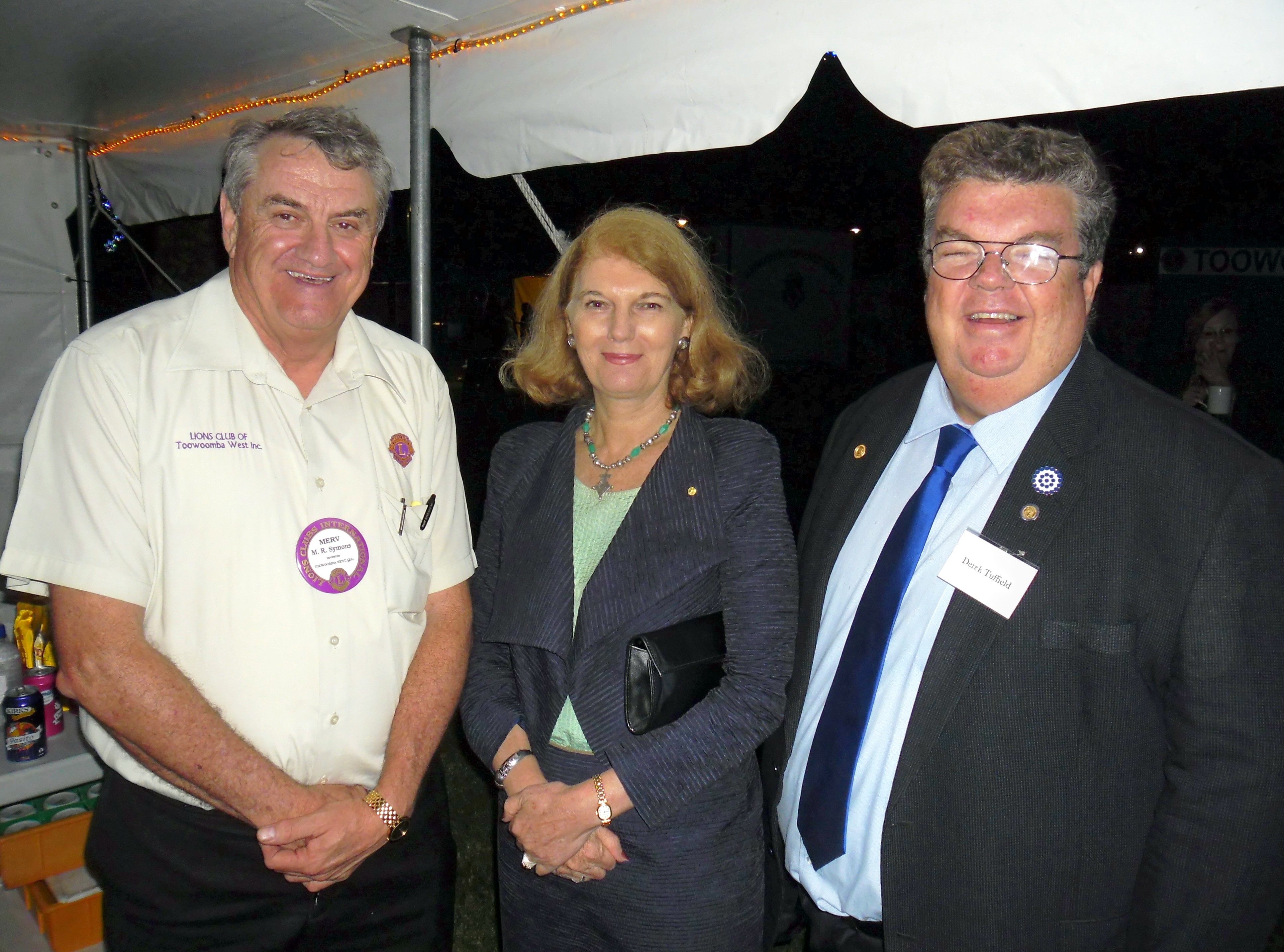 Merv Symons, Governor, Derek Tuffield