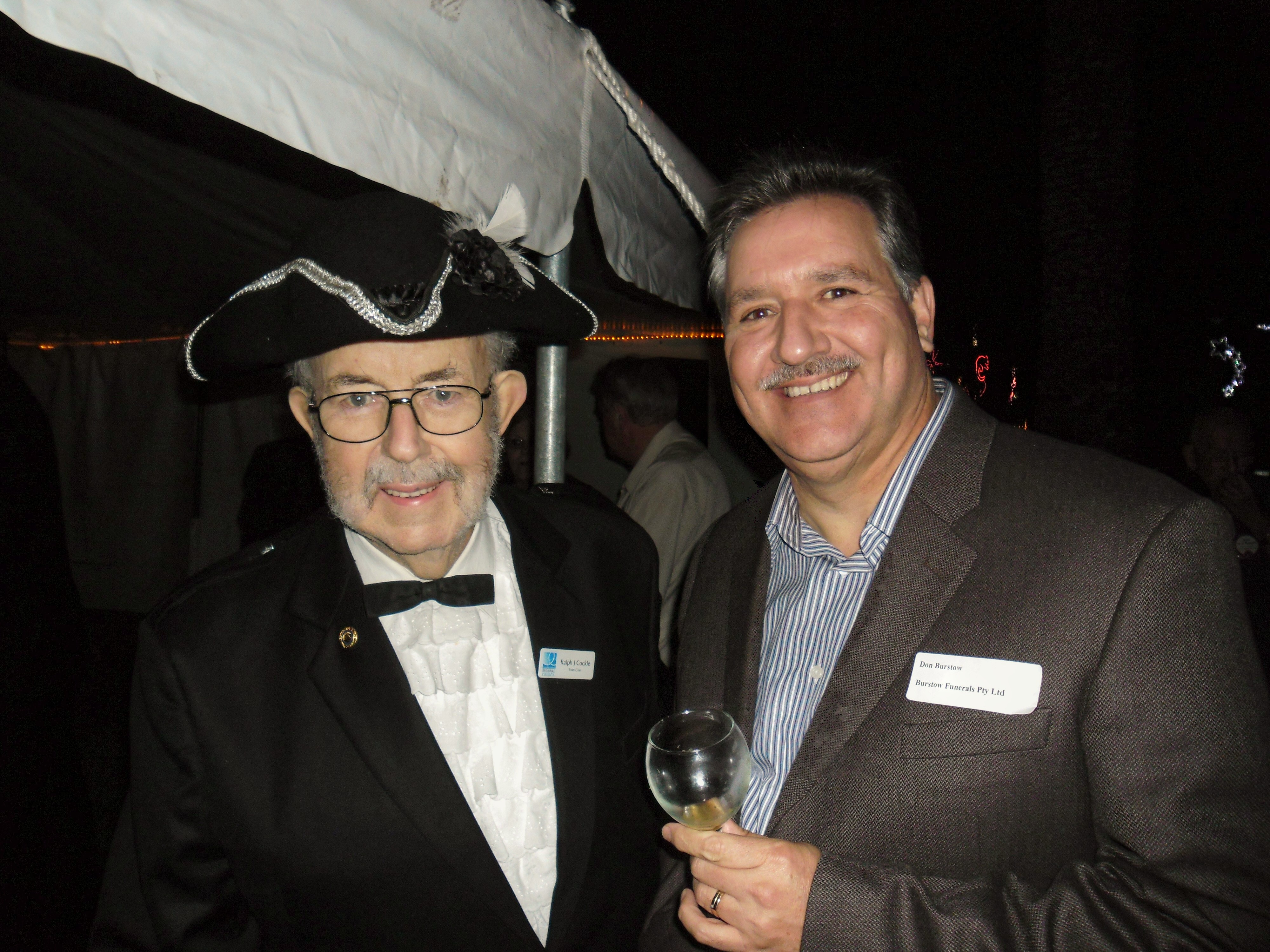 Town Cryer Ralph Cockle & Don Burstow