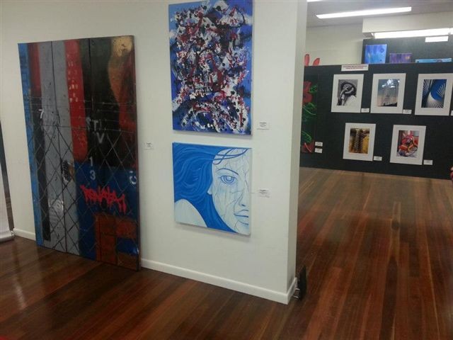 Paintings on exhibition for Toowoomba Mental Health