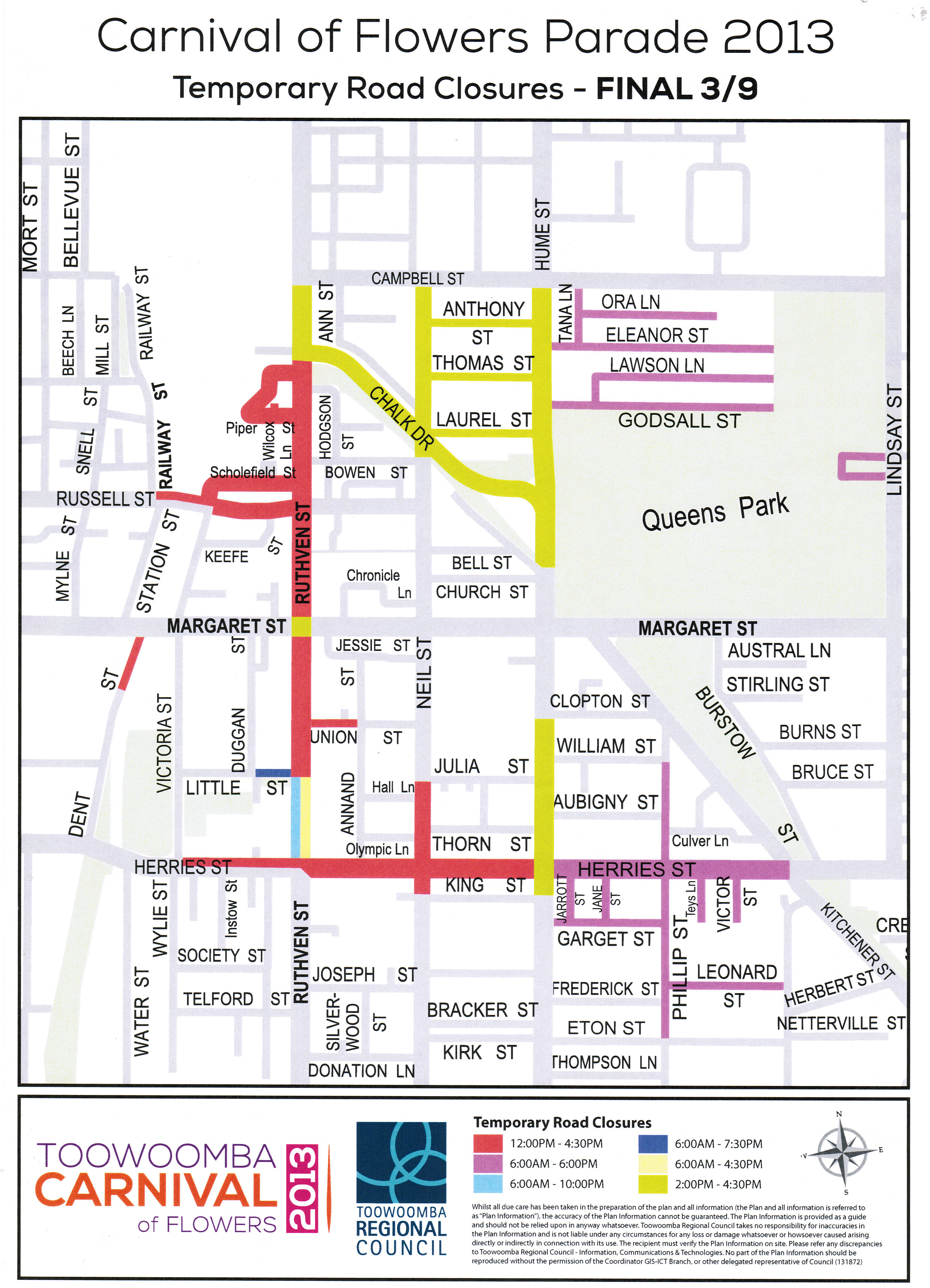 Road Closure Map