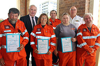 Millmerran-Cecil Plains SES Certificate presentation