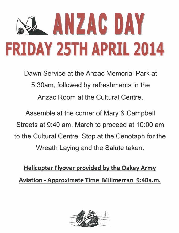 Millmerran ANZAC Day