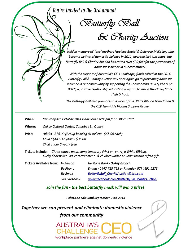 Butterfly Ball Flyer