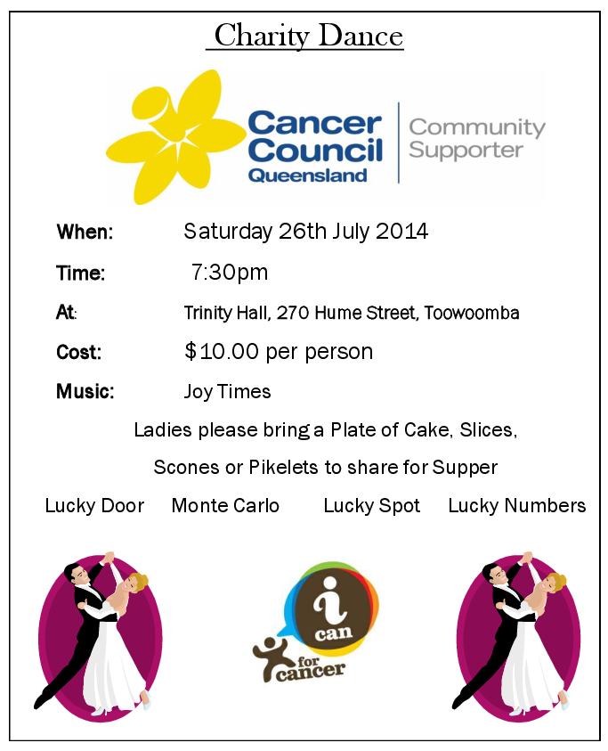 Cancer Council Charity Dance Toowoomba