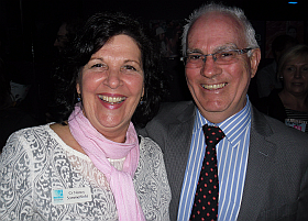 Cr Nancy Summerfield and Greg Johnson at the Carnival launch